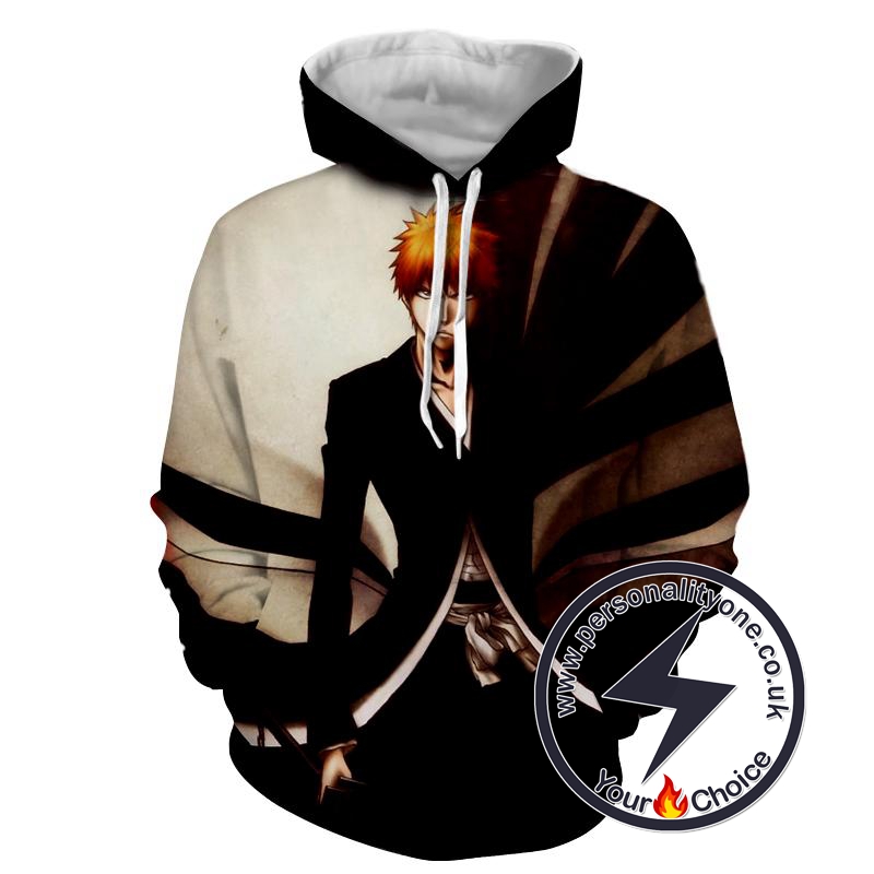 Ichigo kurosaki - Bleach 3D - Bleach Hoodies